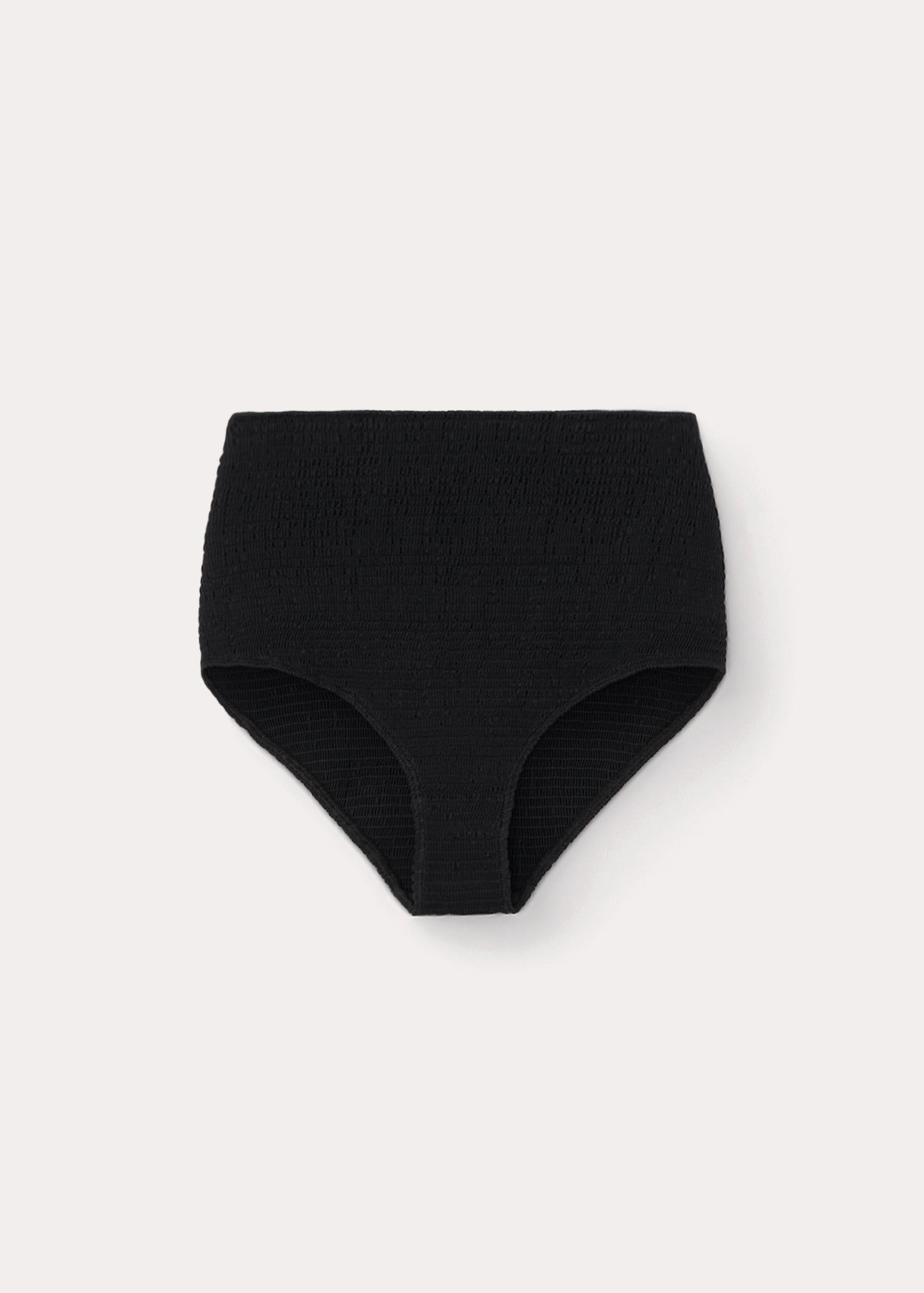 Smocked bikini bottoms black - 1