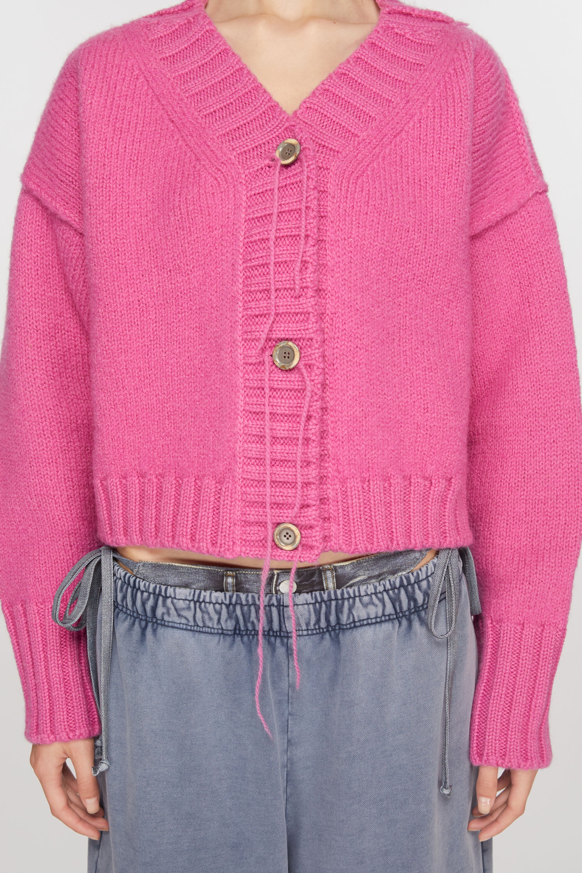 Knit cardigan - Pink - 4