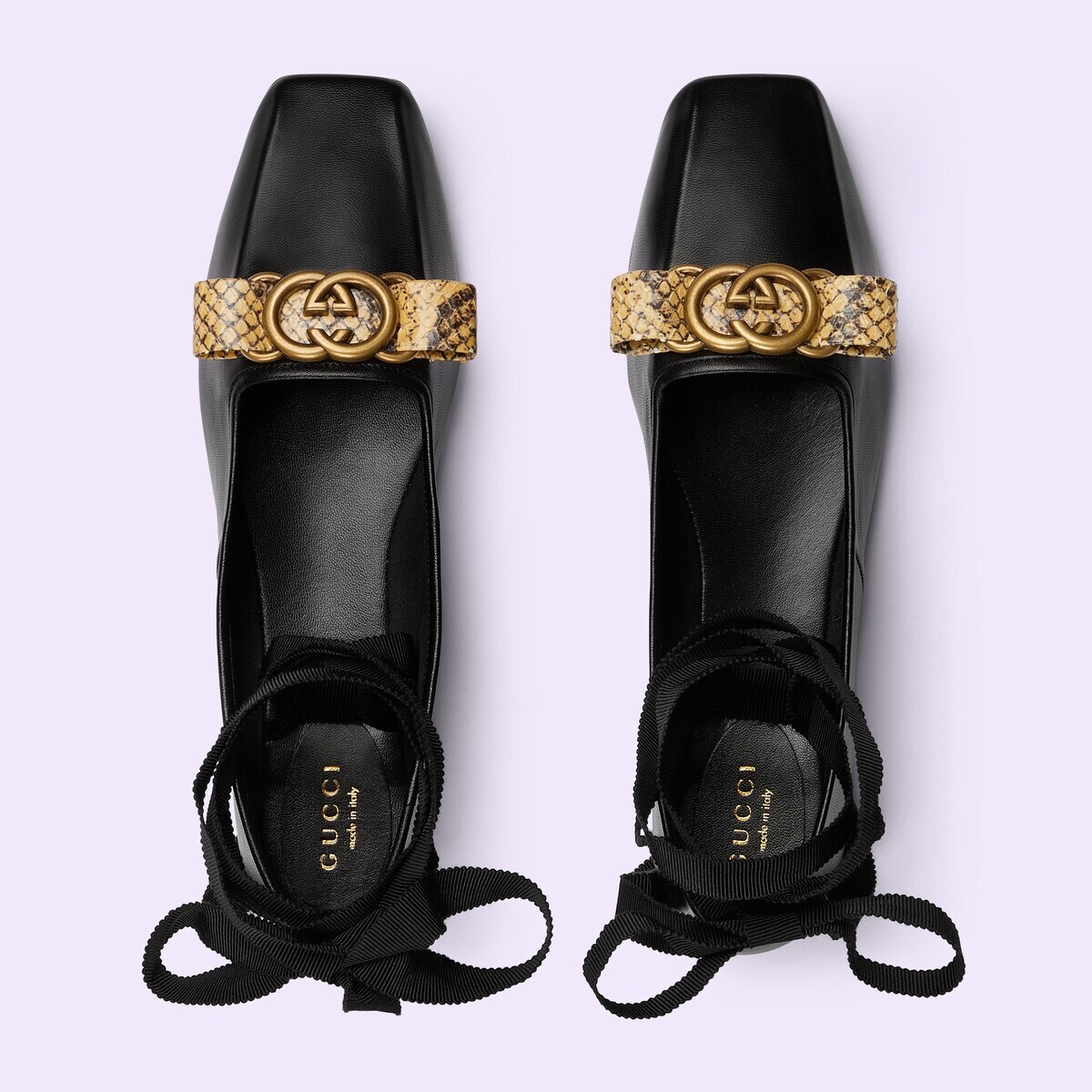 Women's Interlocking G ballet flat - 5