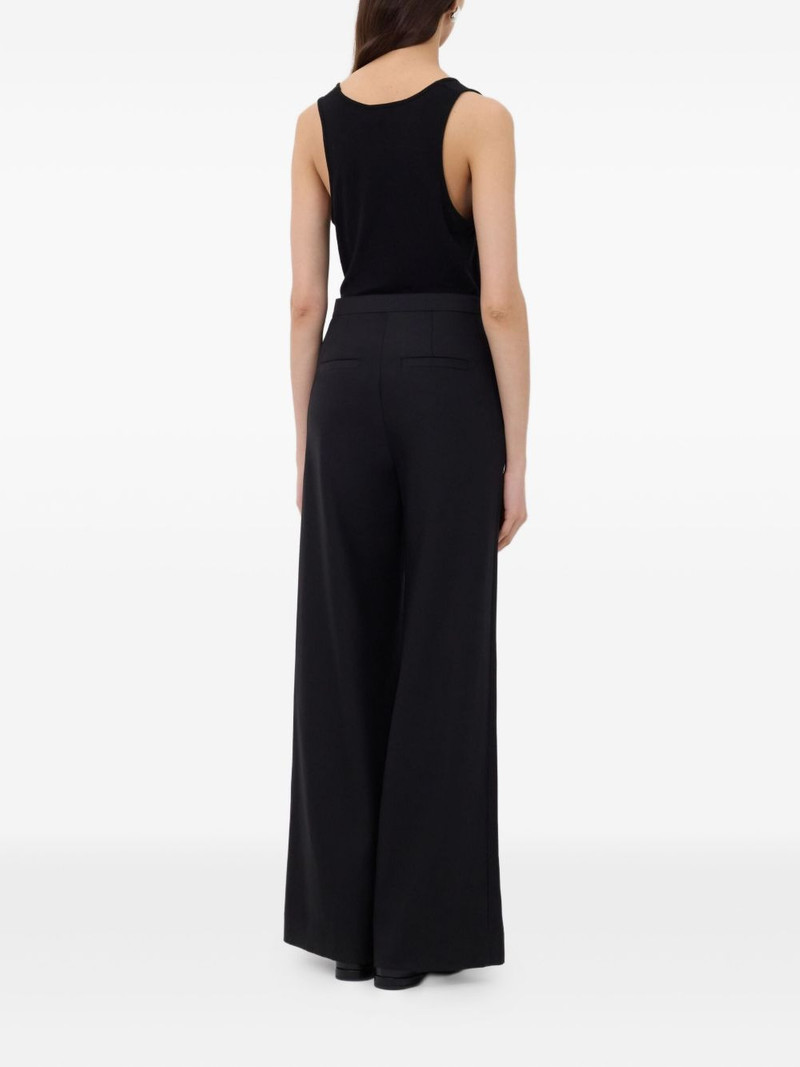 pleated buckle-fastening trousers 4