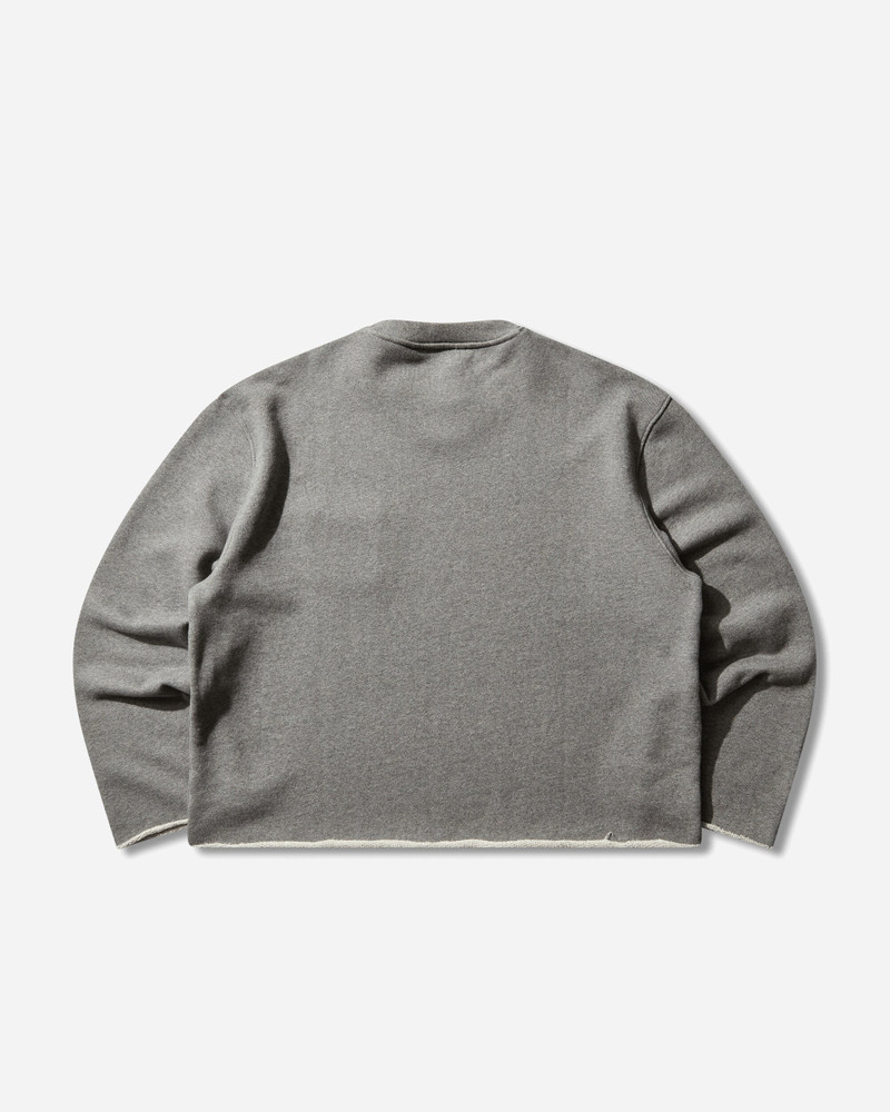 BRAIN DEAD Boxy French Terry Sweatshirt Heather Grey outlook