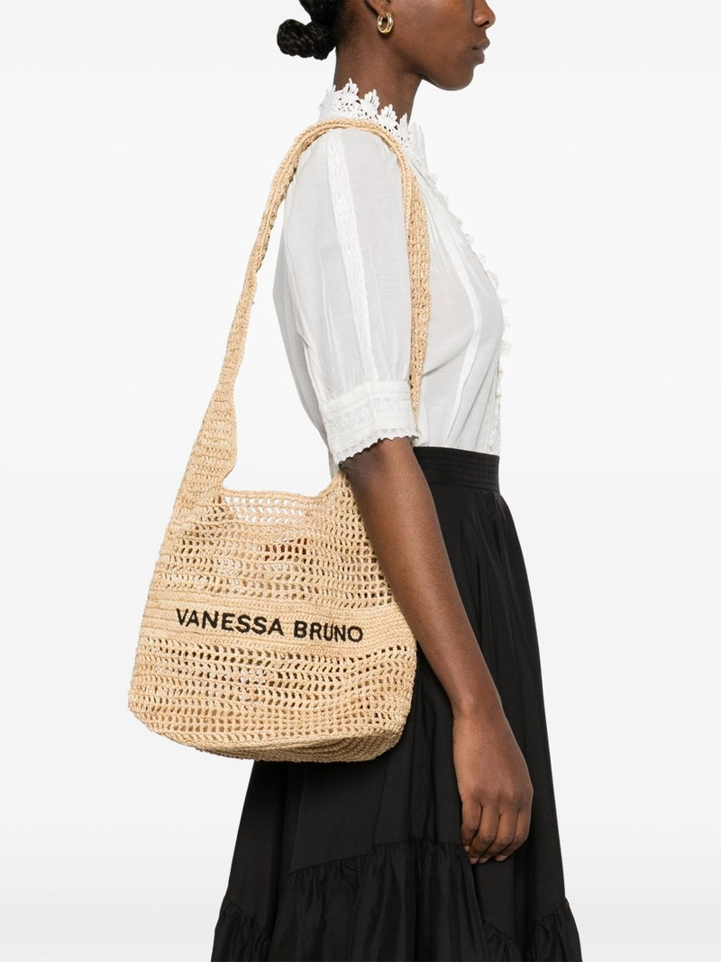 Vanessa Bruno raffia shoulder bag outlook