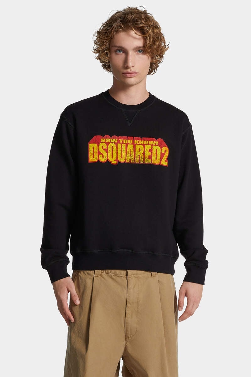 WASH COOL FIT CREWNECK 3D LOGO SWEATSHIRT - 3