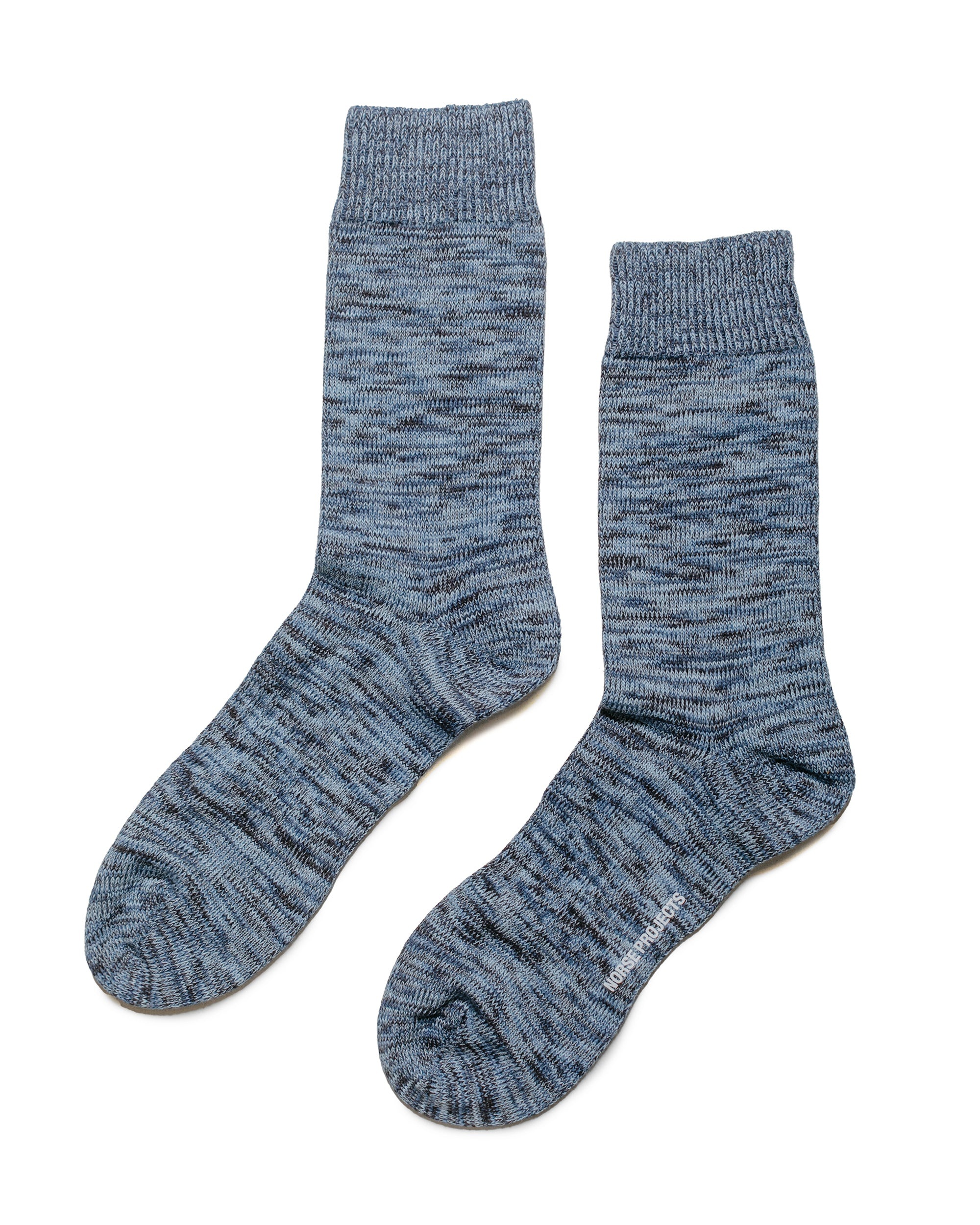 Bjarki Cotton Twist Sock Steel Blue - 2