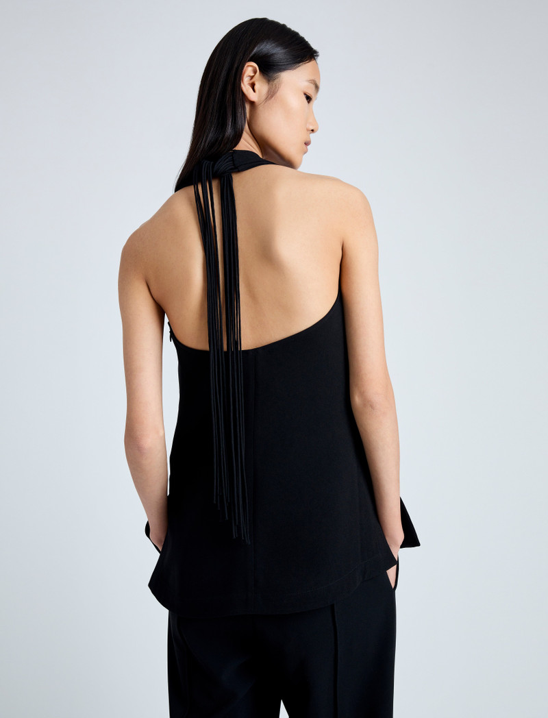 Miller Top in Light Matte Viscose Crepe 6