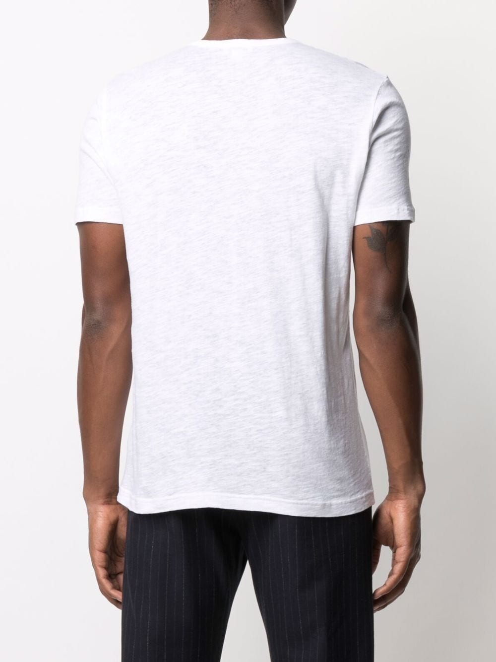 cotton-blend short-sleeve T-shirt - 4