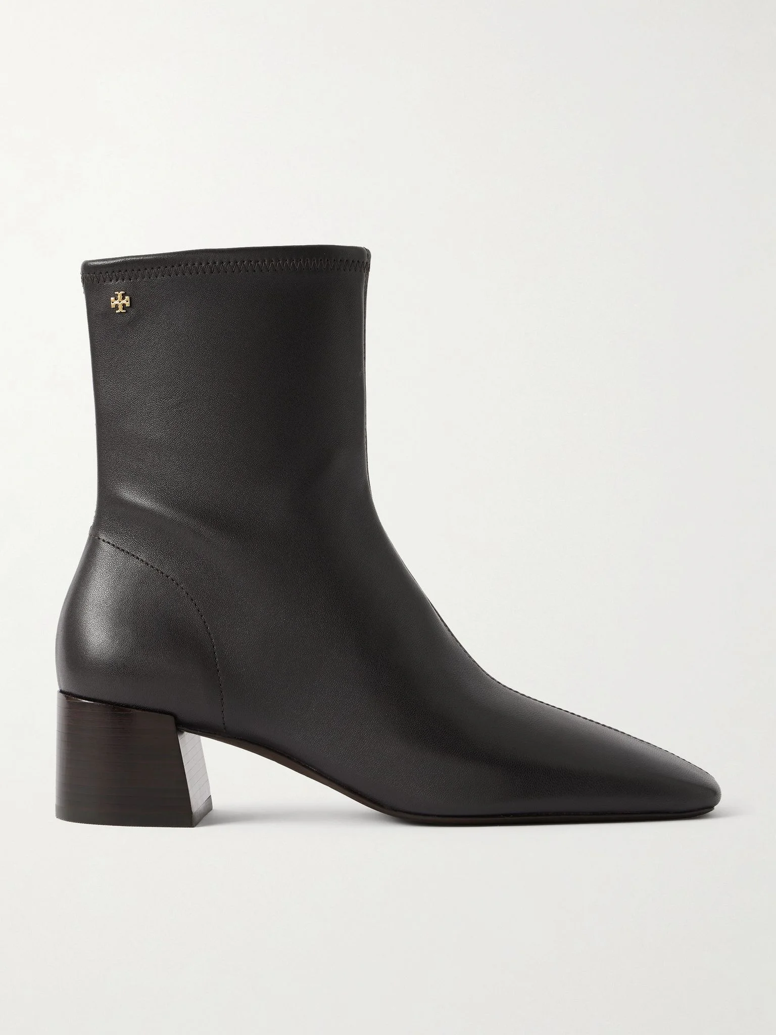 Leather ankle boots Dark brown - 1