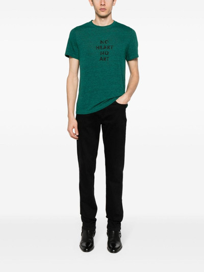 Zadig & Voltaire Tommy slogan-print T-shirt outlook