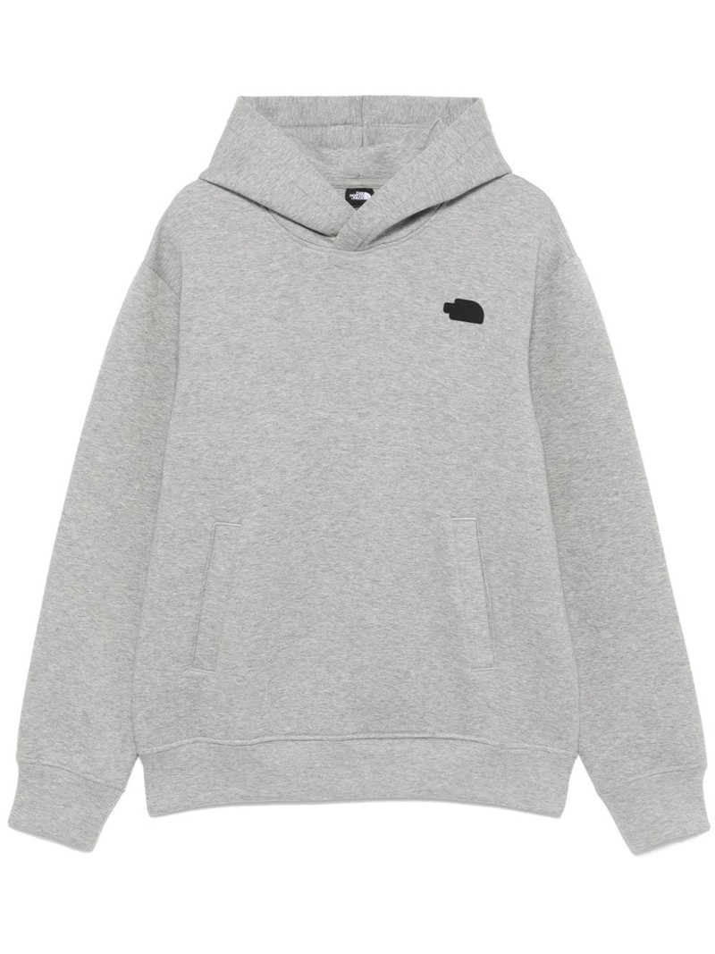 rubberised-logo hoodie 1