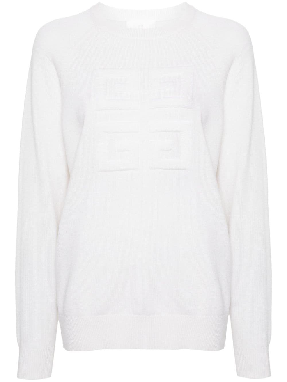4G-motif cashmere jumper - 1