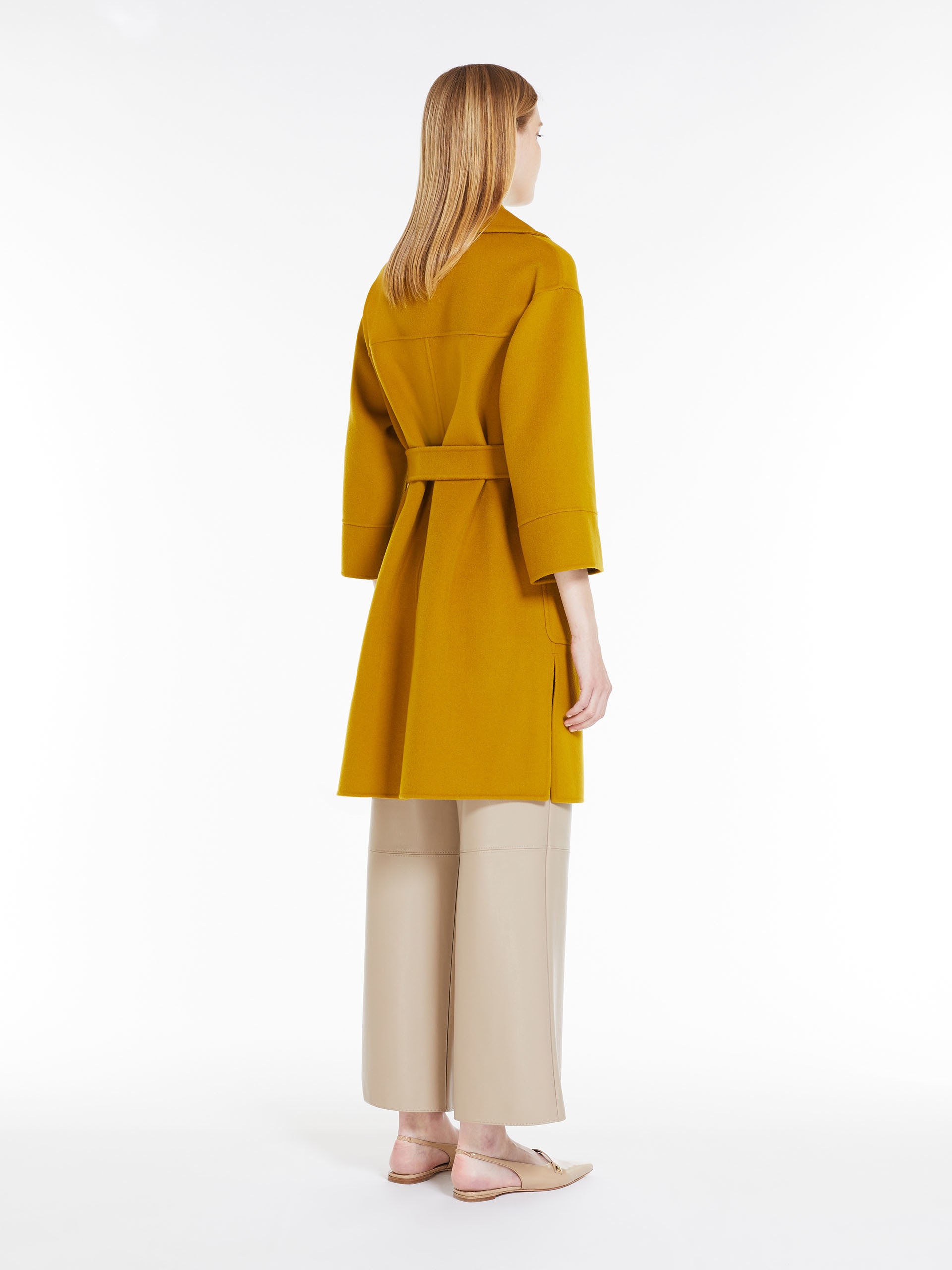 MARITA Pocket-detail wool coat - 4