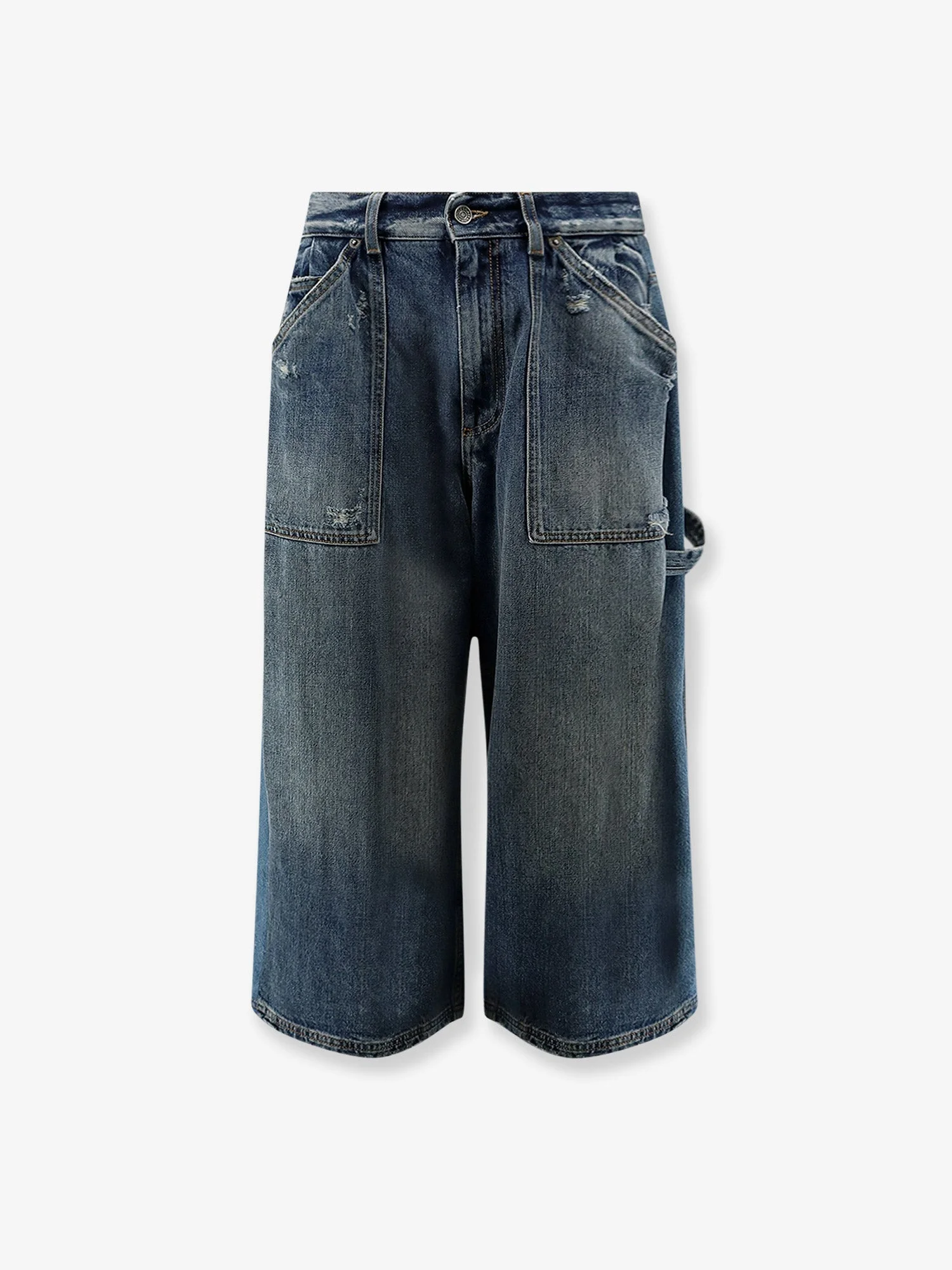 Denim Bermuda Shorts - 1