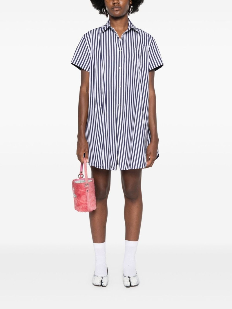sacai striped shirt outlook