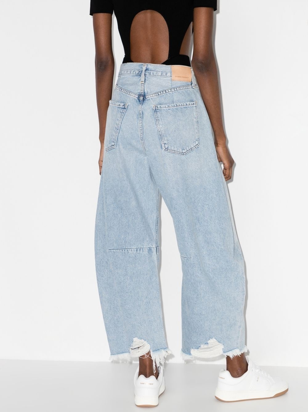 Horseshoe wide-leg jeans - 3