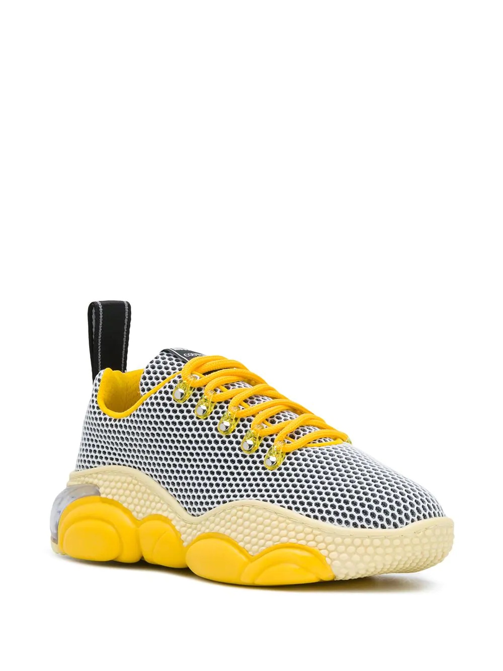 Teddy mesh-panel sneakers - 2