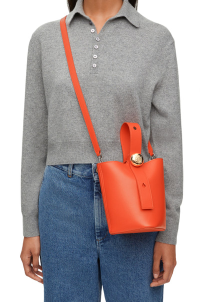 Loewe Mini Pebble Bucket bag in mellow calfskin outlook