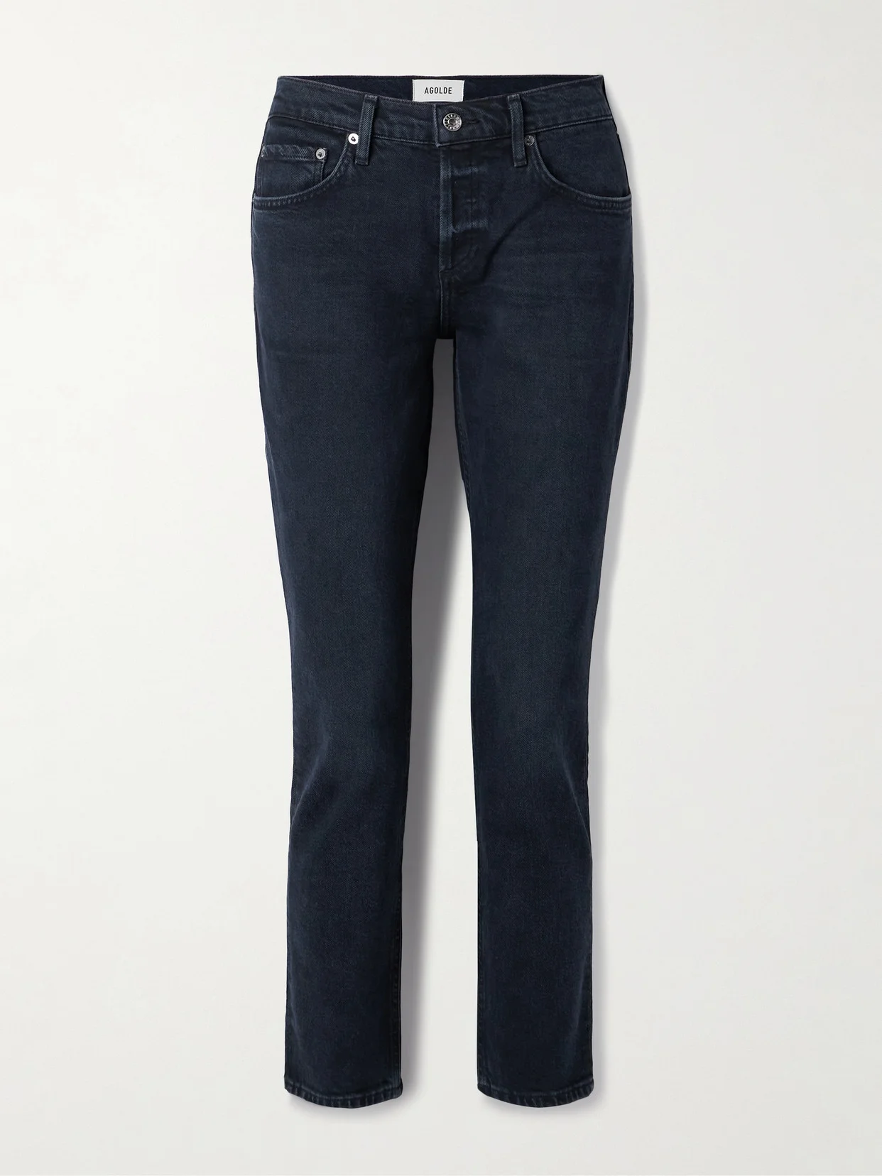 Cocktail Ankle Mid-rise Slim-leg Jeans - 1
