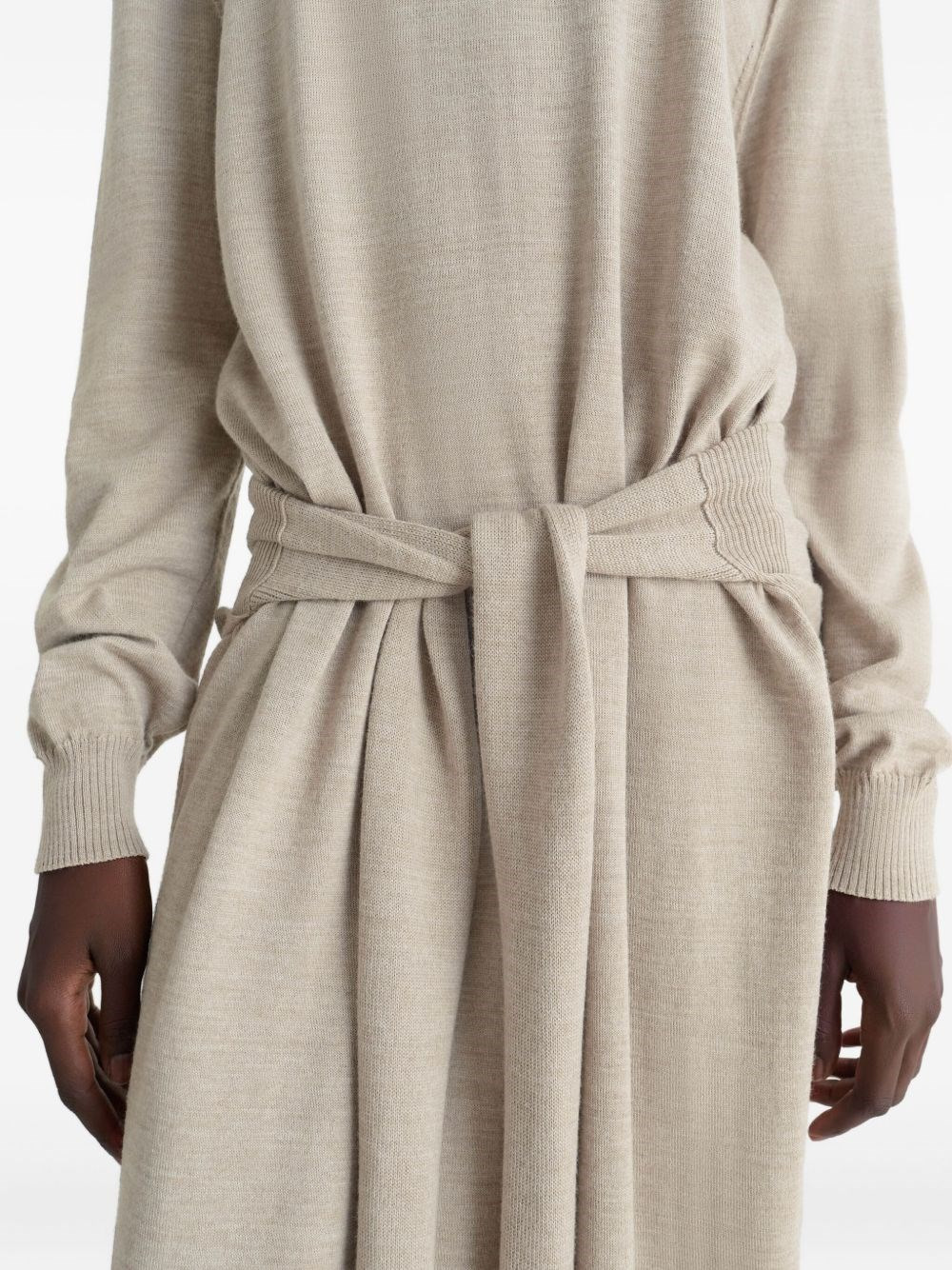 Wool blend midi dress - 3