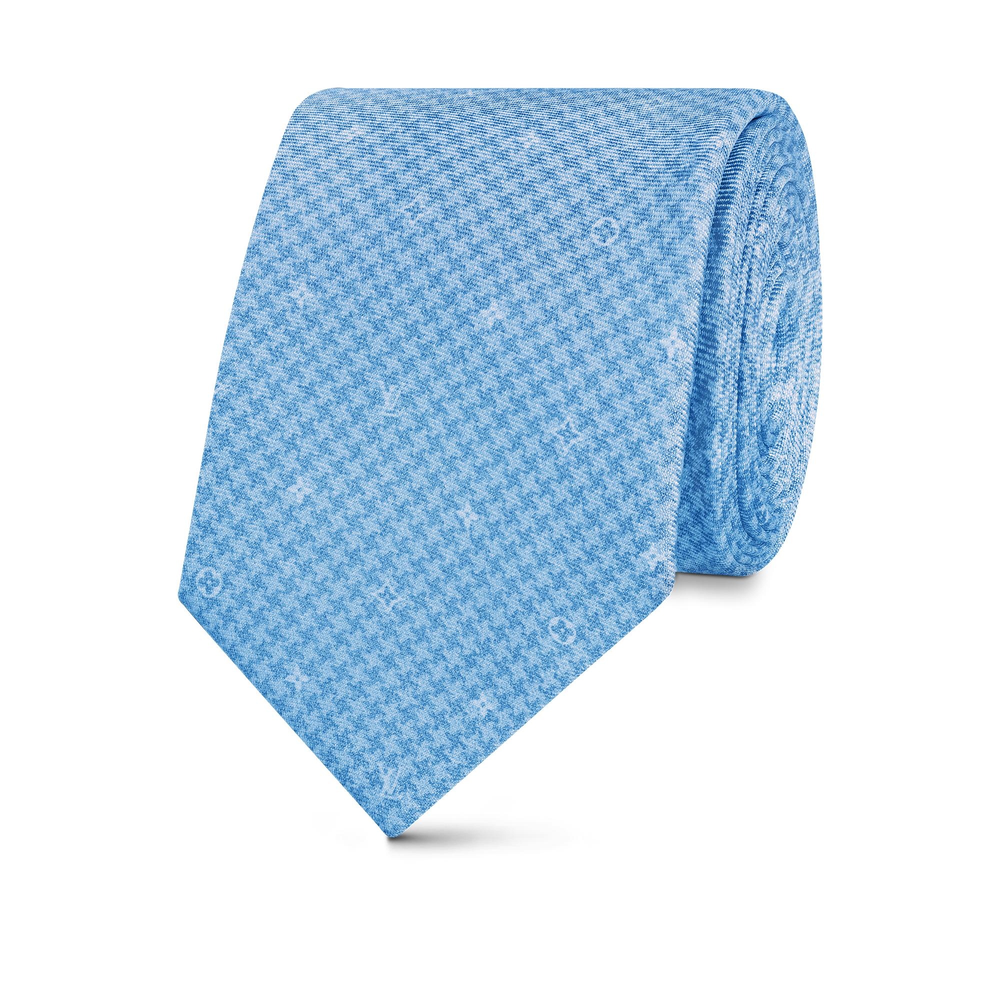 Monogram Pied-De-Poule Tie - 4