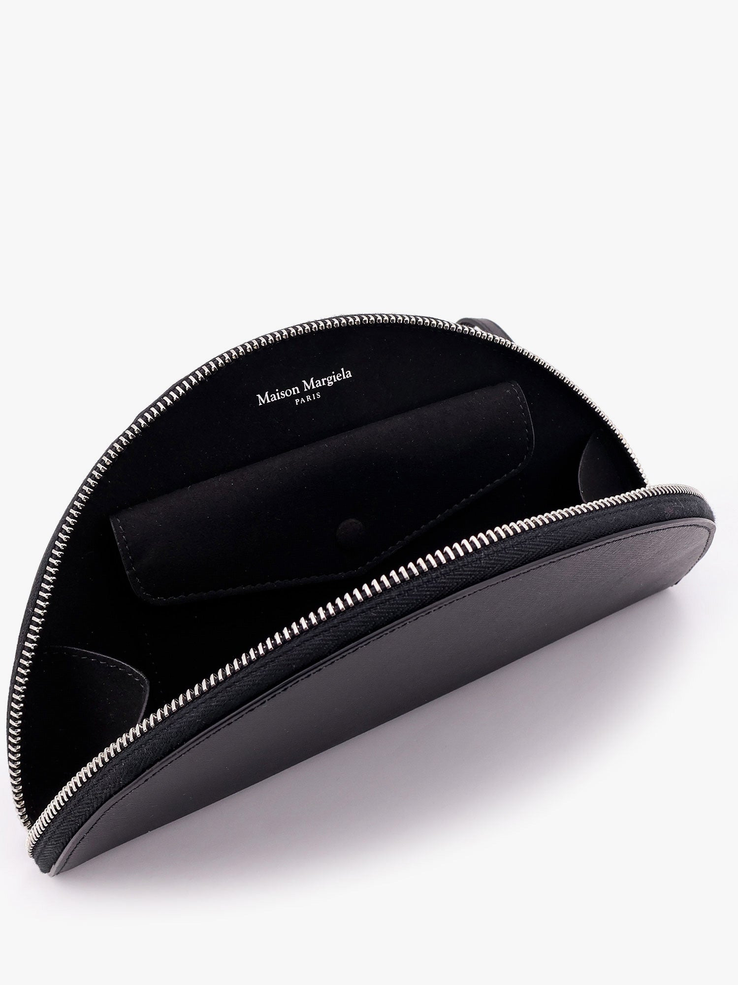 Maison Margiela Men Leather Pochette With Iconic Four Stitched Detail - 5