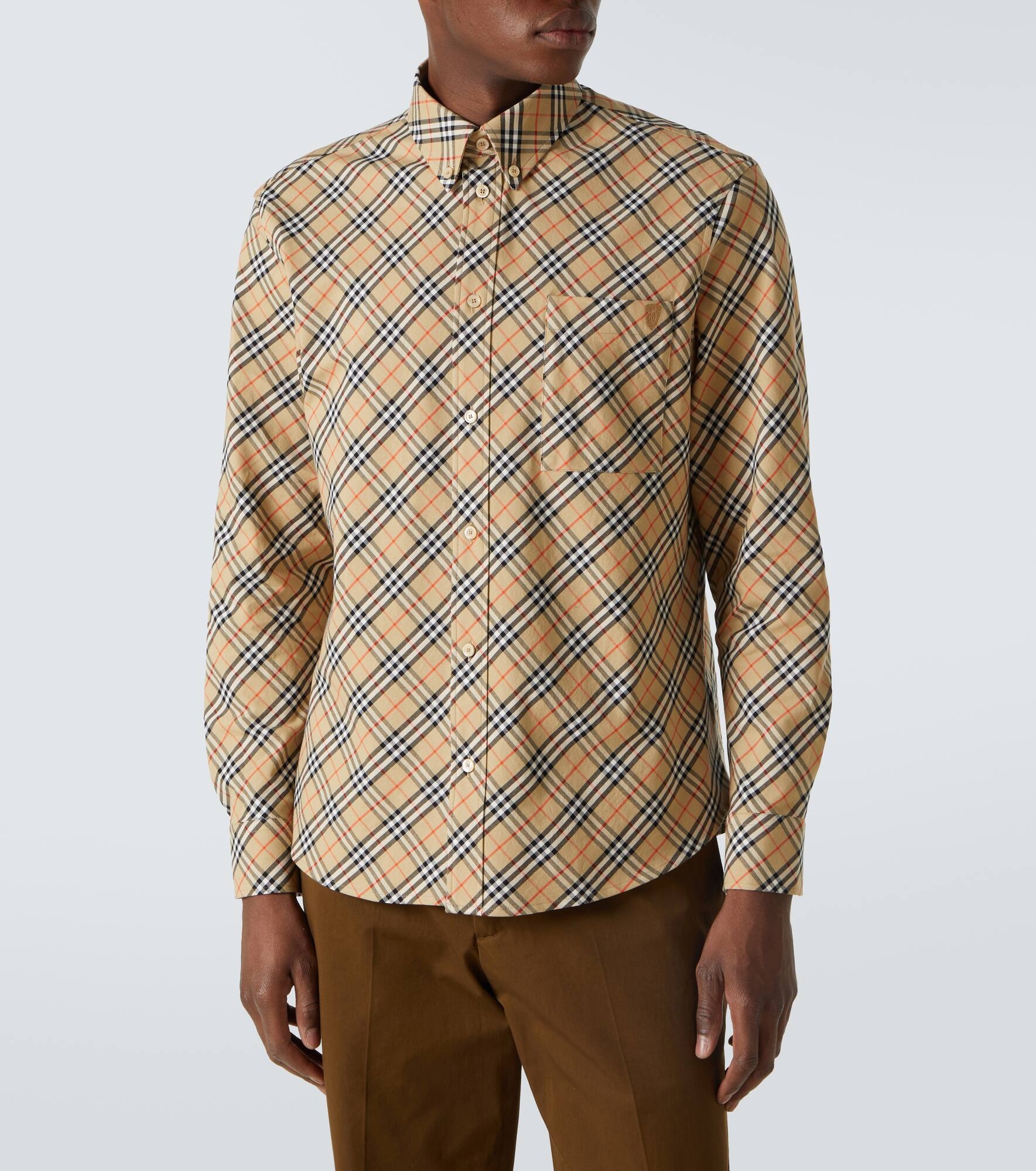 Burberry Check cotton poplin shirt - 3