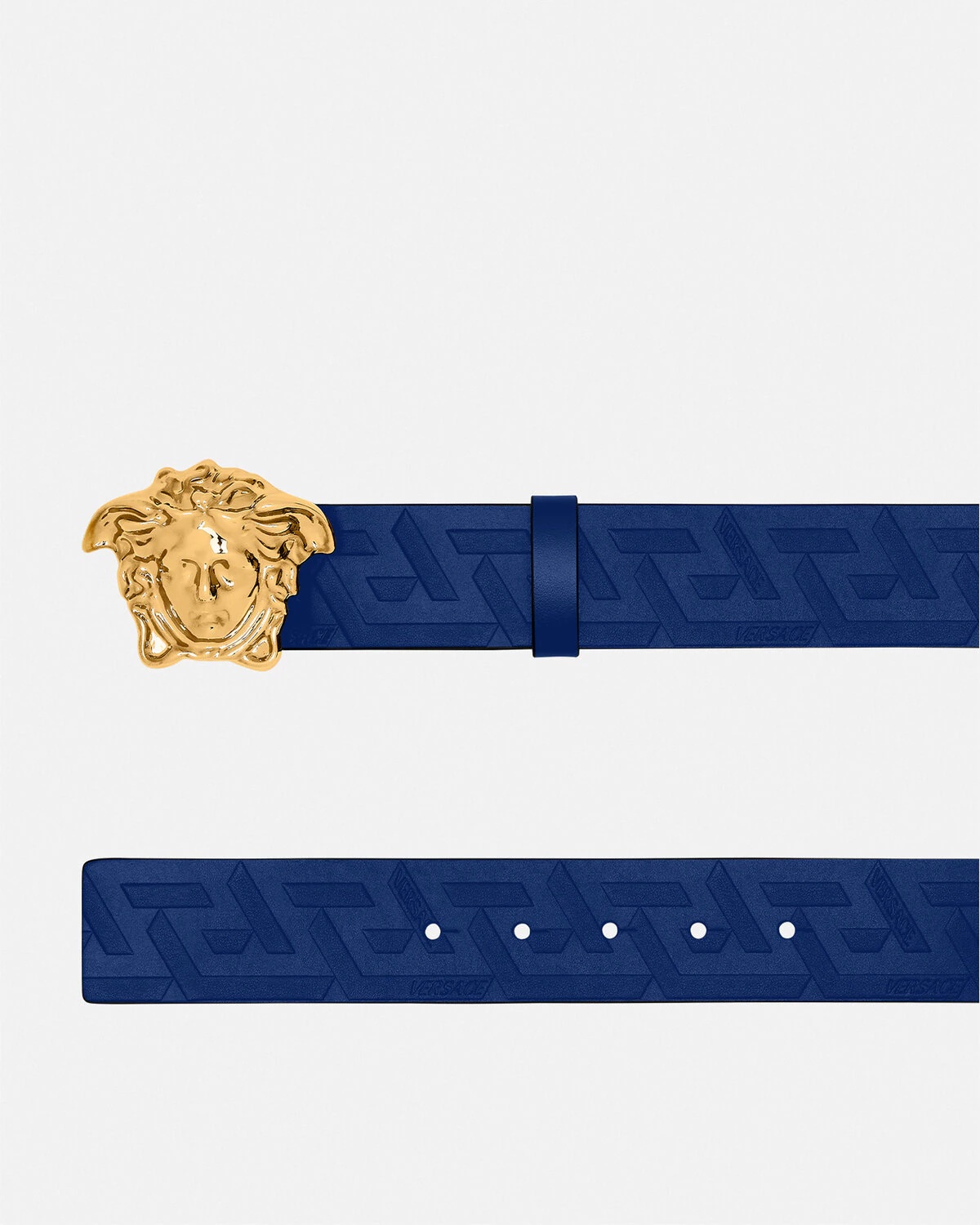 La Medusa Greca Leather Belt 4 cm - 2