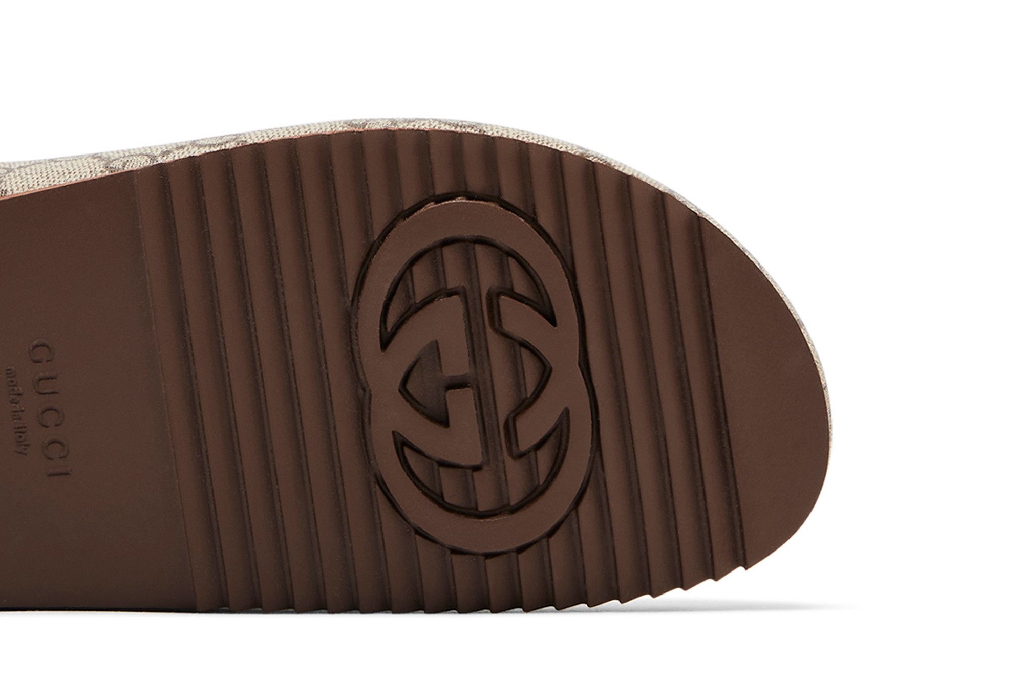 Gucci Wmns Horsebit Slipper 'GG Supreme - Beige' - 5