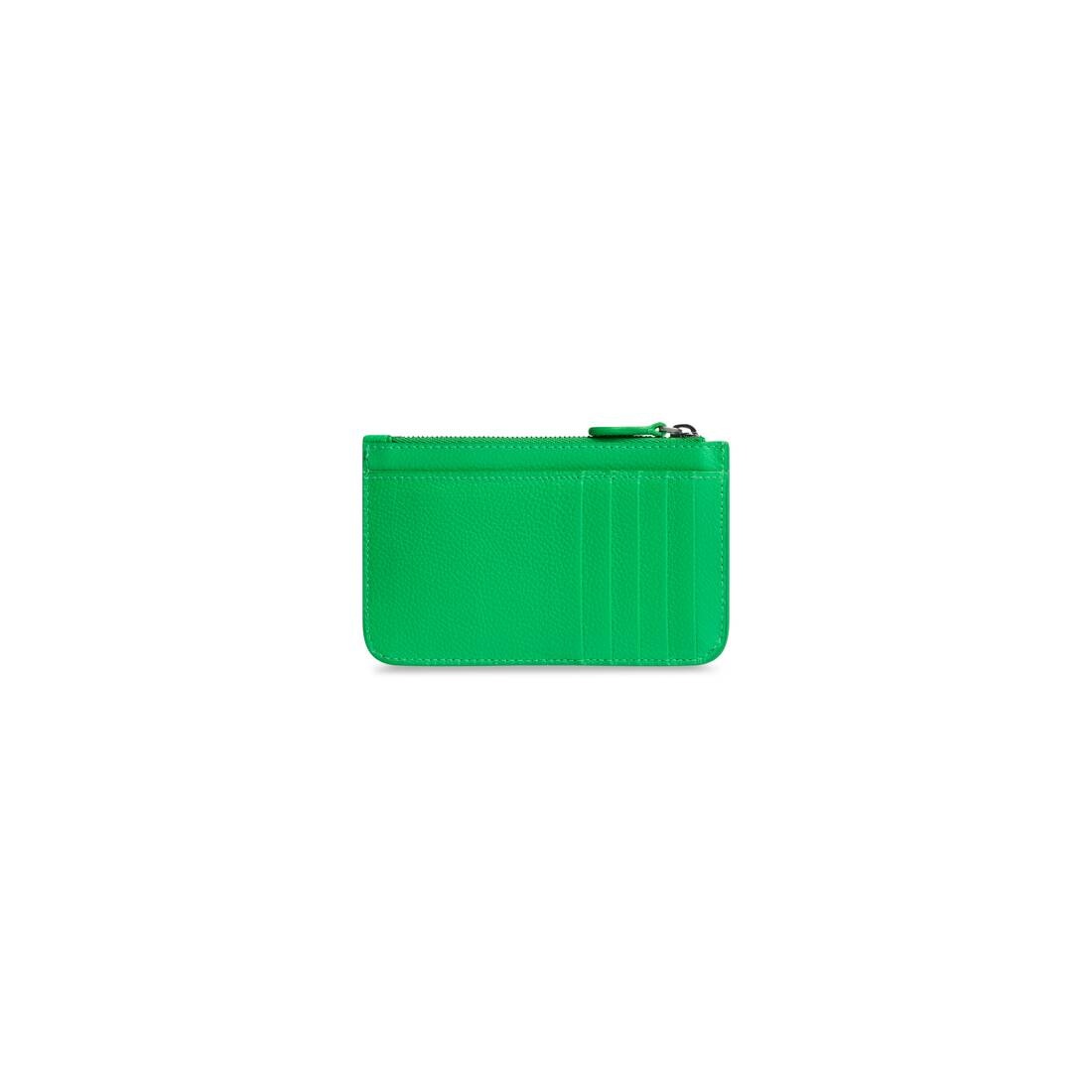 Women's Cash Large Long Coin And Card Holder in Green - 2
