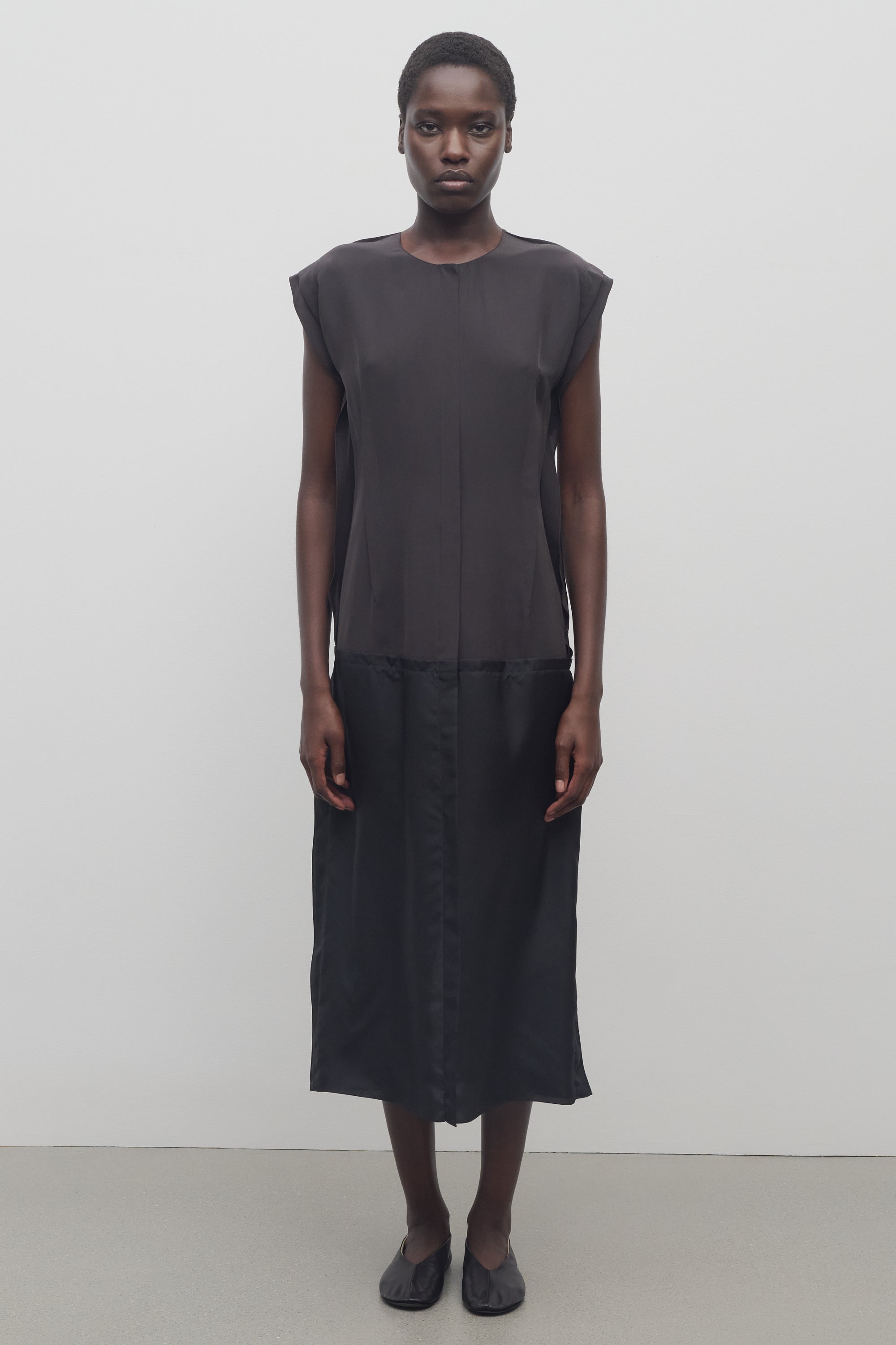 Irena Dress in Viscose and Silk - 4