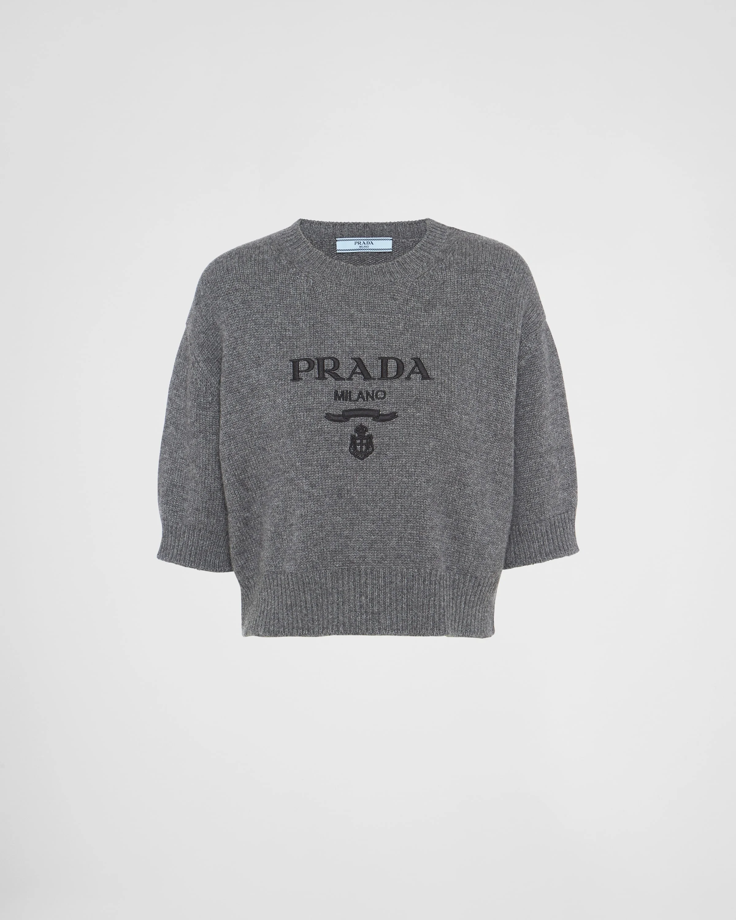Wool and cashmere crew-neck sweater - 1