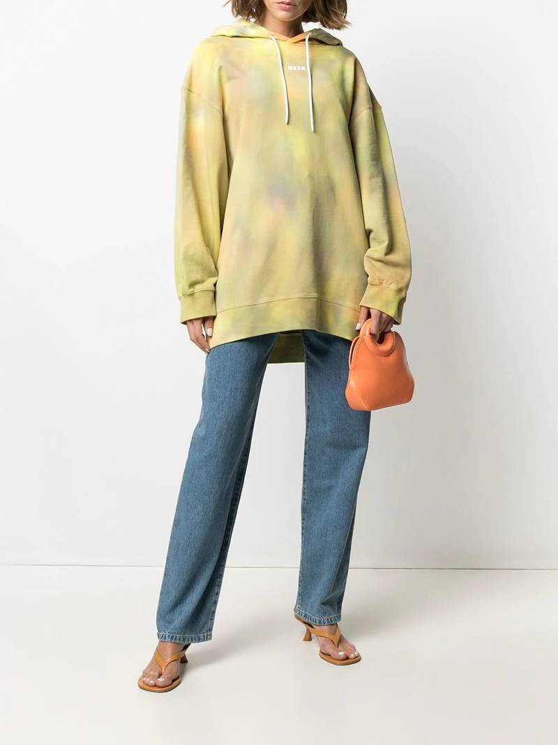 MSGM pleat-detail straight-leg jeans outlook