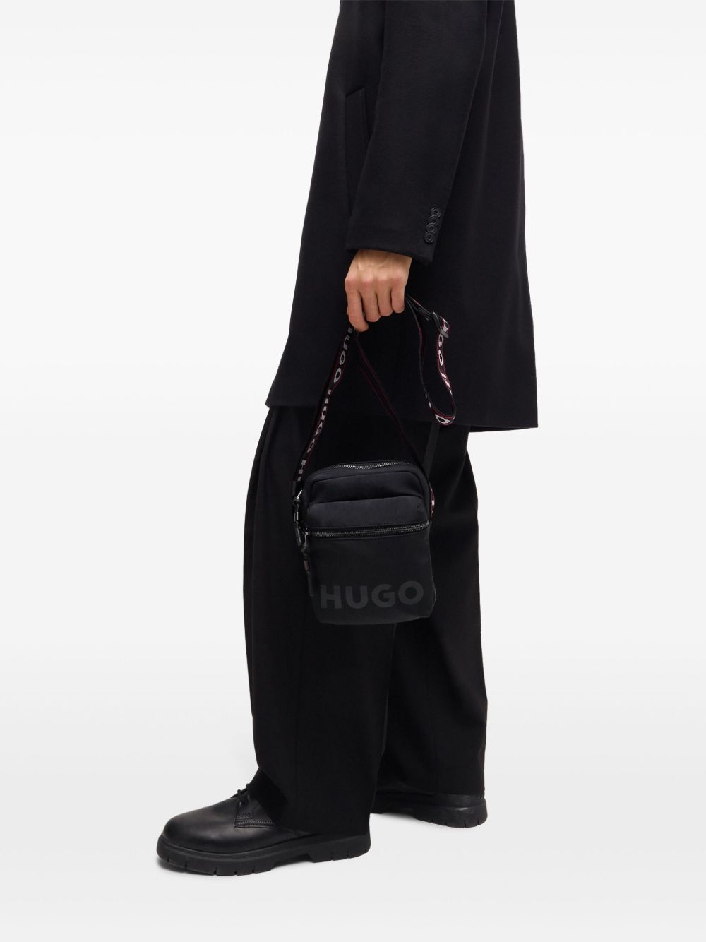 logo-print shoulder bag - 2