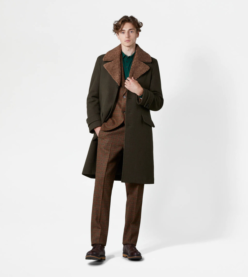 Tod's SHETLAND COAT - BROWN outlook