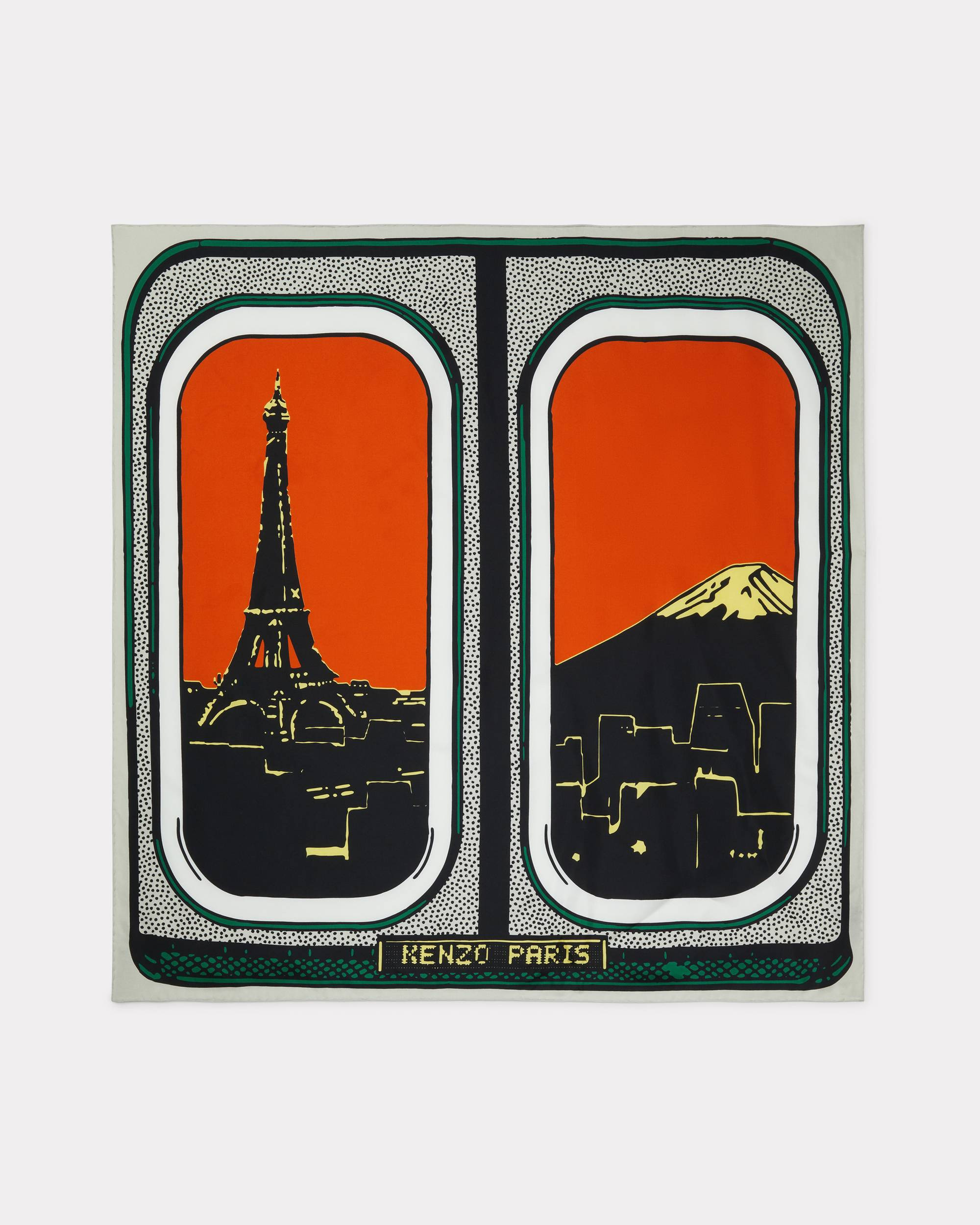 'KENZO City' square in silk - 1