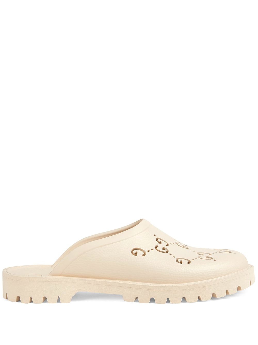 GG perforated slip-on sandals - 1