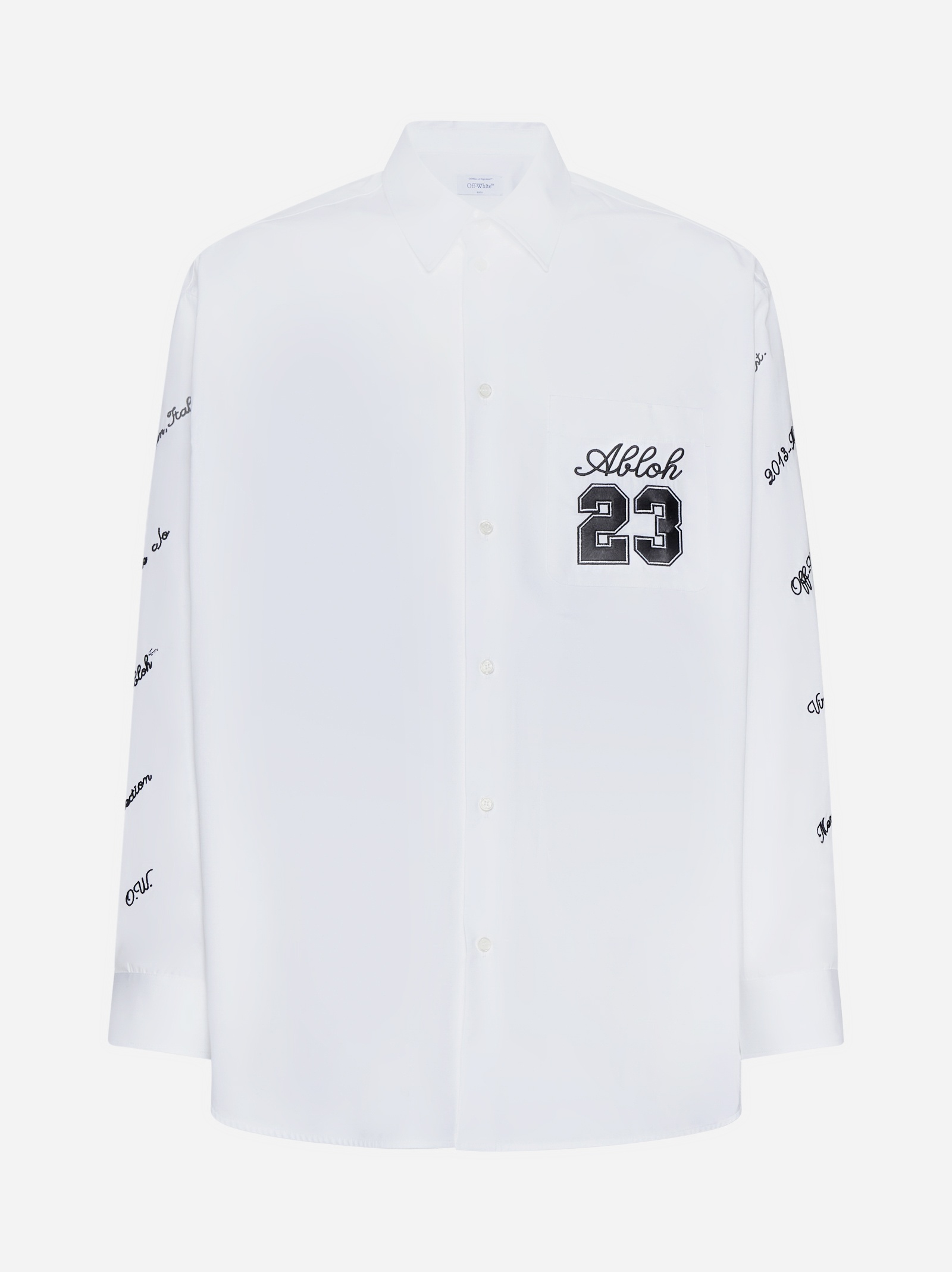 23 logo cotton overshirt - 1