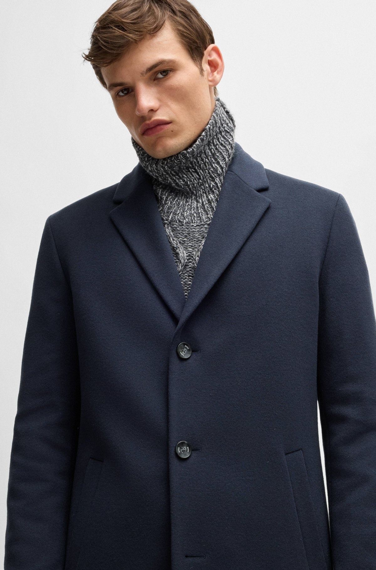 FORMAL COAT IN WOOL - 3
