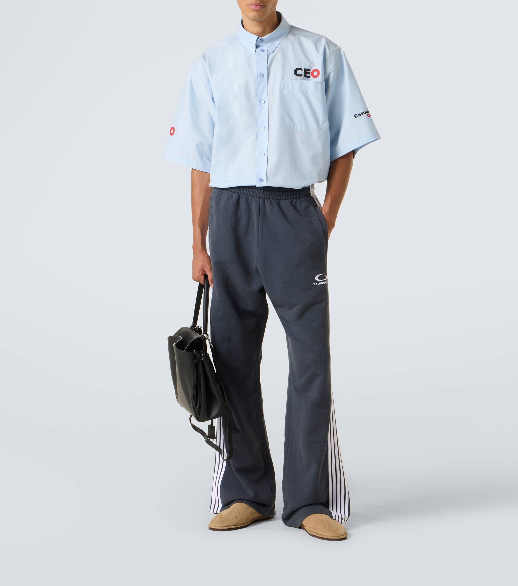 Oversized cotton poplin shirt - 2