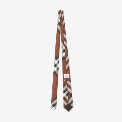 Burberry Classic Cut EKD and Check Silk Tie outlook