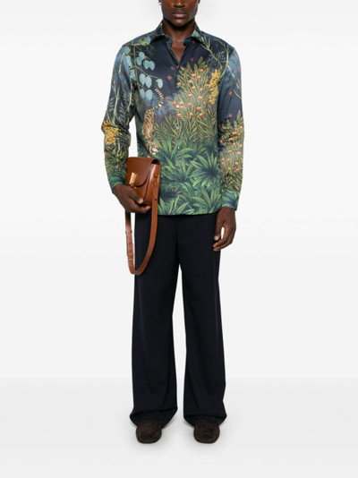 Etro printed cotton shirt outlook