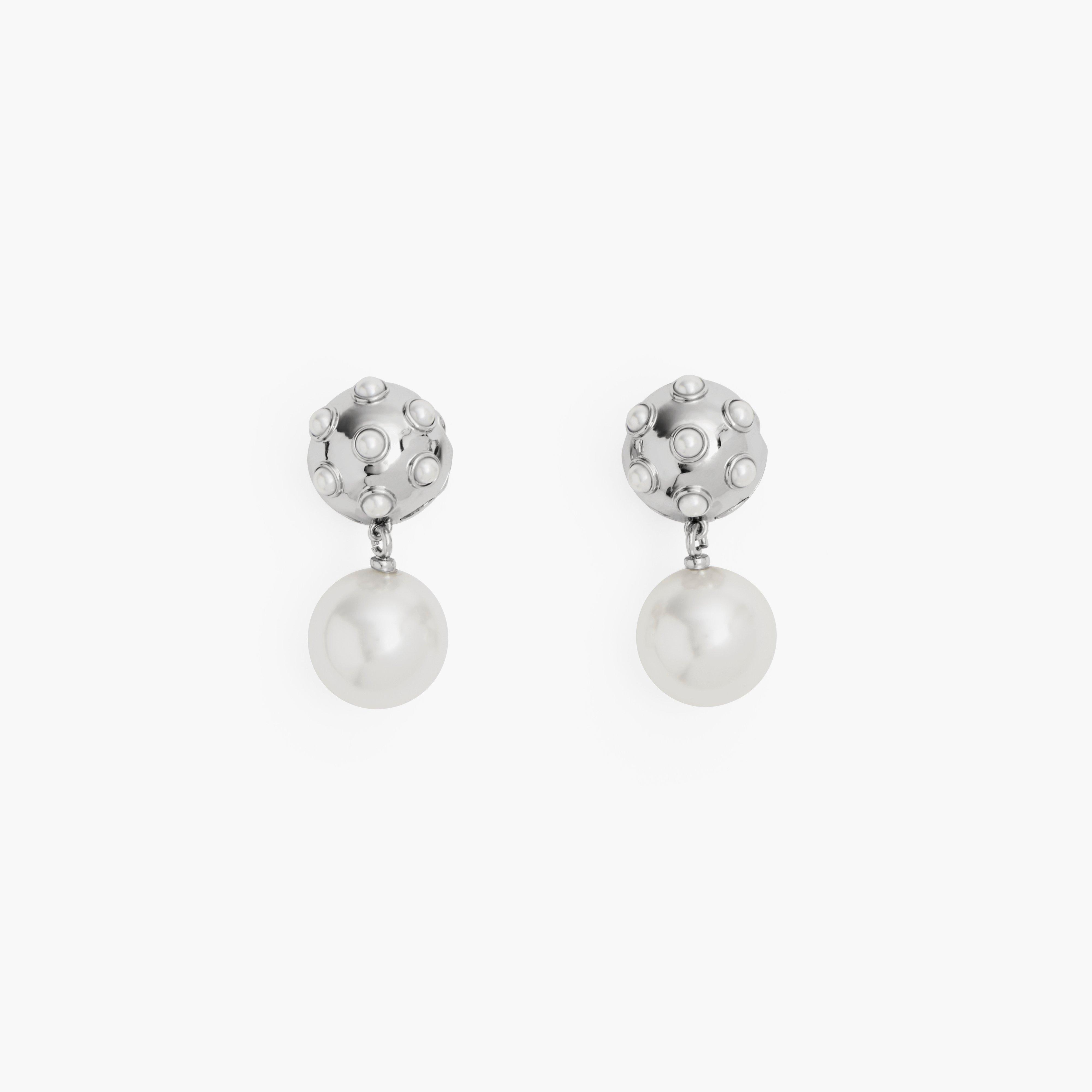 THE PEARL DOT DROP EARRINGS - 1