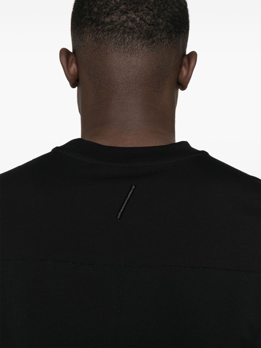 seam-detail T-shirt - 4
