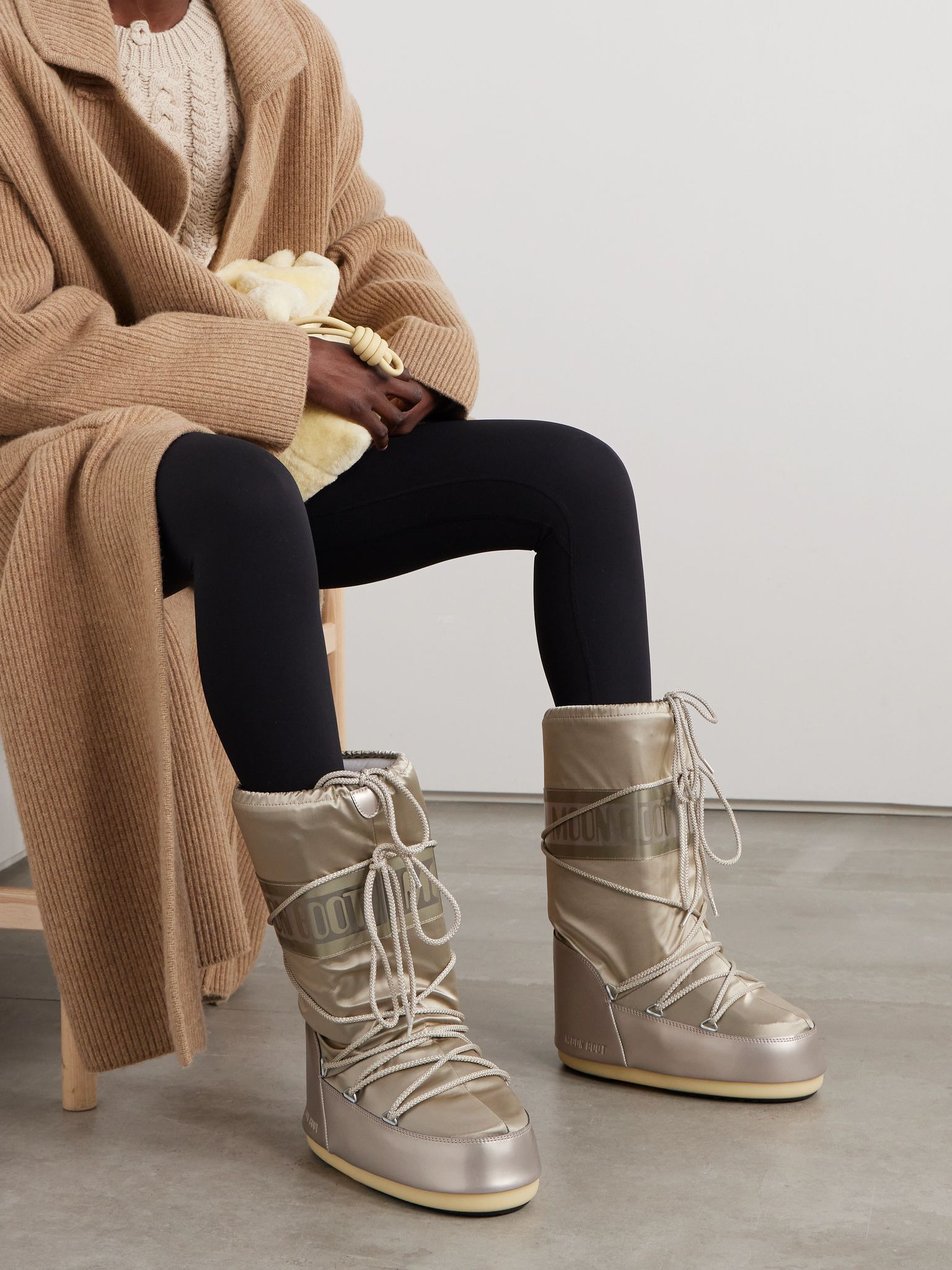 Icon Glance shell and PVC snow boots Platinum - 2