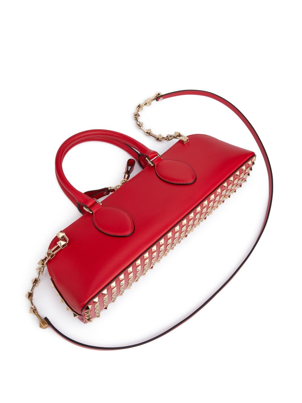 Rockstud East-West leather tote bag - 6