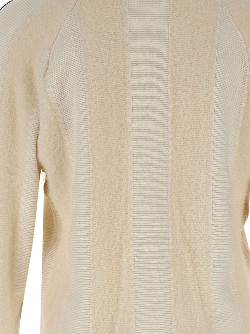 polo-neck stripe-detail sweater - 4
