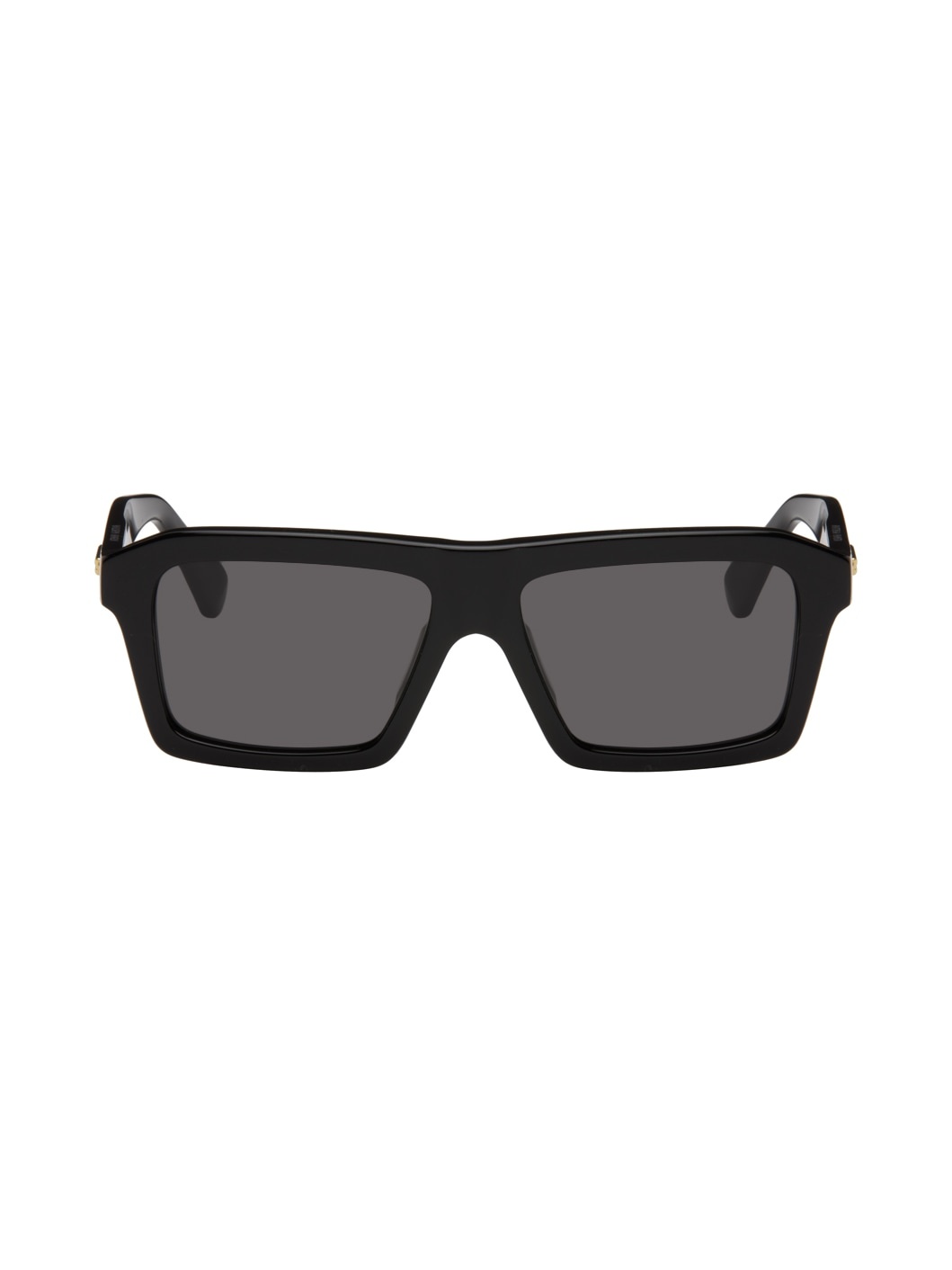 Black Rectangular Sunglasses - 1