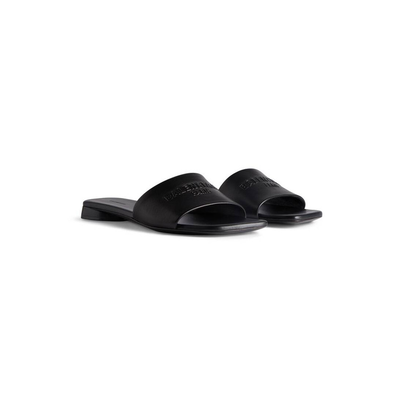 BALENCIAGA Women's Duty Free Flat Sandal  in Black outlook