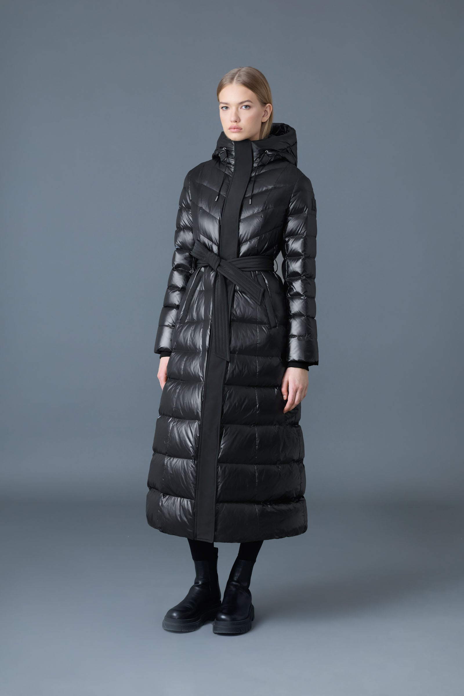 CALINA Lustrous light down maxi coat - 2