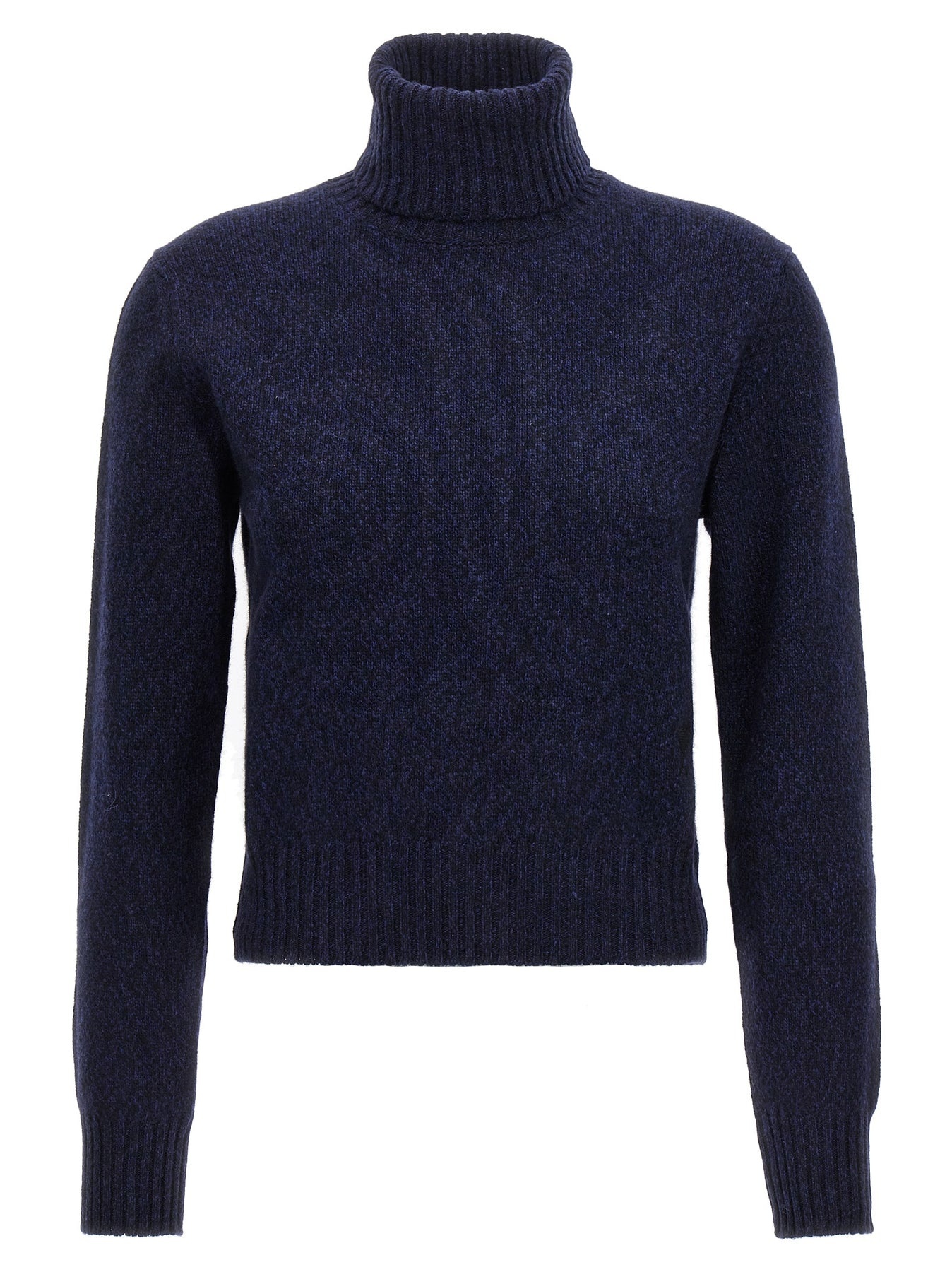 Logo Cachemire Sweater Sweater, Cardigans Blue - 1