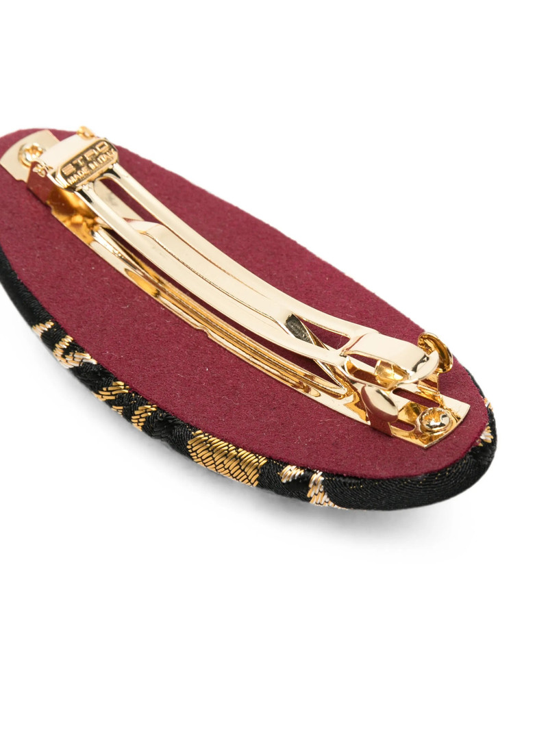 Etro Pegasus Jacquard-woven Hair Clip 3